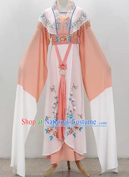 Orange Peony Hua Dan Miss Costume Princess Costume Drama Opera Yue Opera Qiong Opera Huangmei Stage Costume