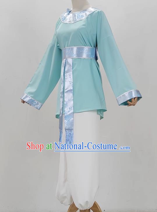 Yue Opera Splitting The Mountain To Save Mother Agarwood Costume Ancient Costume Round Neck Book Children Clothes Huangmei Opera Performance Clothes Baby Clothes