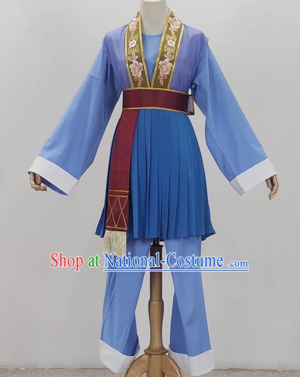 Yue Opera He Wenxiu Yang Mama Costumes Costumes Huangmei Opera Costumes Servant Lao Dan Clothes Opera Costumes