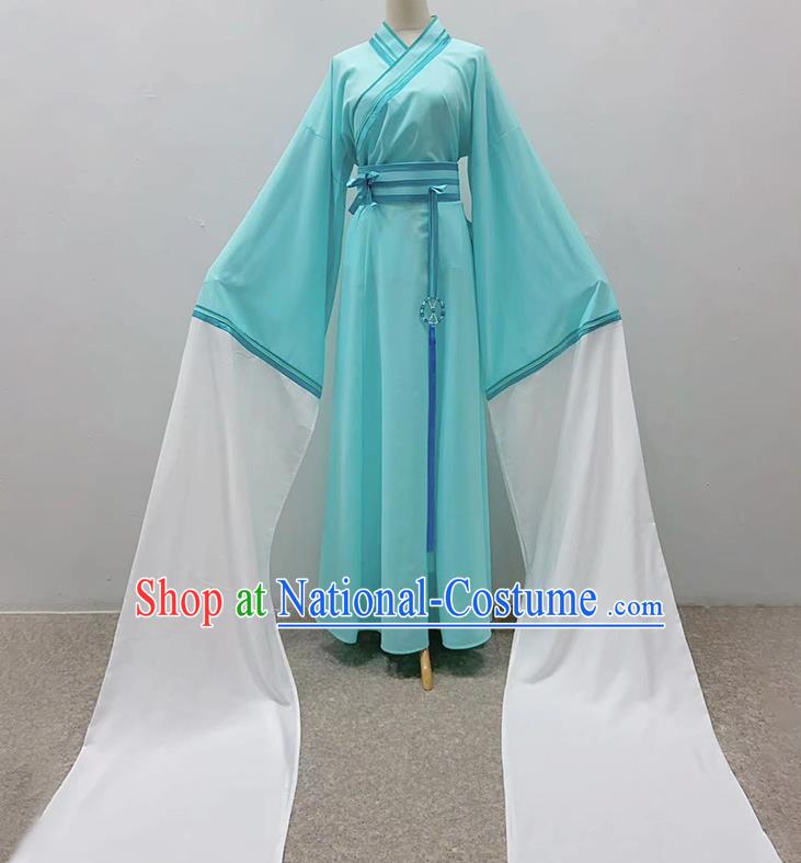 Ancient Costume Hua Dan Costume Yue Opera Huangmei Opera Performance Costume Jing Chai Ji Tou Jiangmin Female Opera Water Sleeve Dance Costume