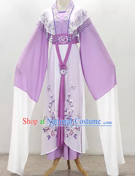 Purple Peony Hua Dan Miss Costume Princess Costume Drama Opera Yue Opera Qiong Opera Huangmei Stage Costume