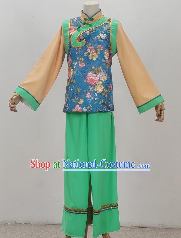 Drama Lao Dan Costumes Ancient Costumes Shaoxing Opera Huangmei Opera Costumes Cai Dan Clothes Matchmaker Opera Costumes