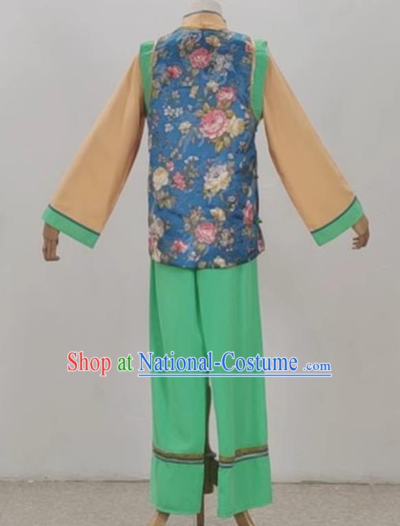 Drama Lao Dan Costumes Ancient Costumes Shaoxing Opera Huangmei Opera Costumes Cai Dan Clothes Matchmaker Opera Costumes