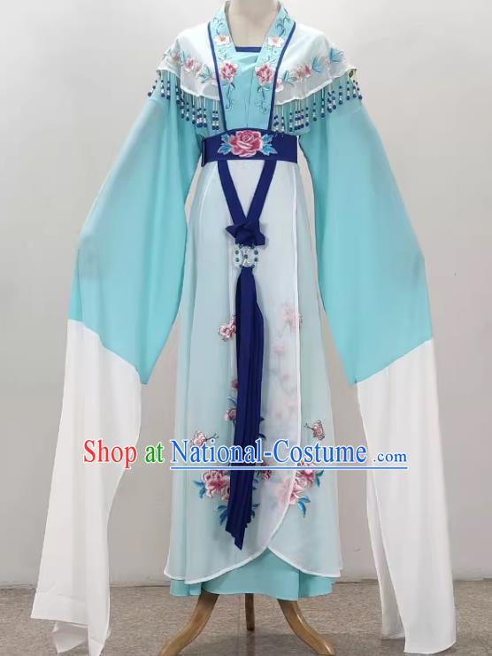 Blue Peony Hua Dan Miss Costume Princess Costume Drama Opera Yue Opera Qiong Opera Huangmei Stage Costume