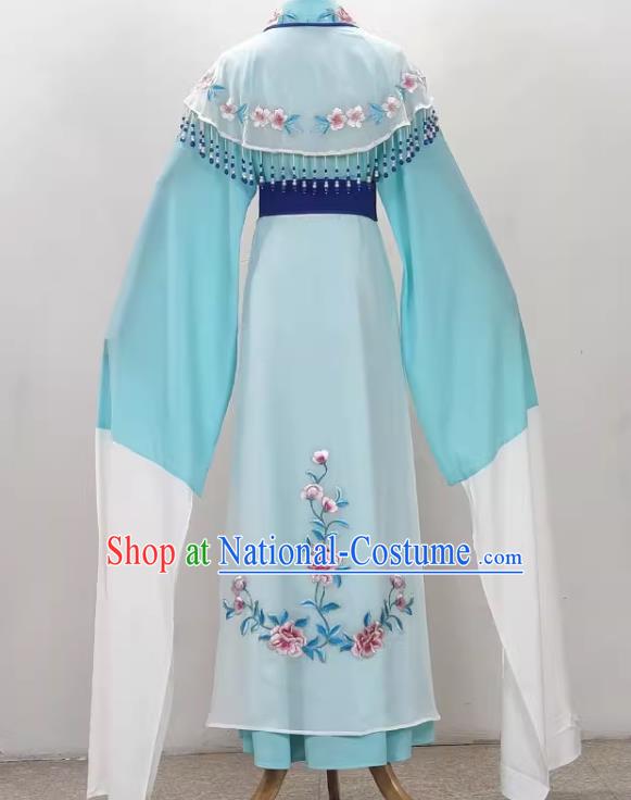 Blue Peony Hua Dan Miss Costume Princess Costume Drama Opera Yue Opera Qiong Opera Huangmei Stage Costume