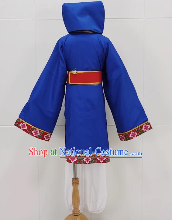 Sapphire Blue Drama Lantern Costumes Ancient Costumes Huangmei Opera Costumes Children Clothes Couple Lantern Costumes Books And Children Clothes