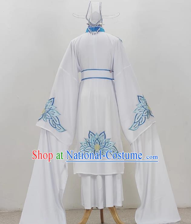 Yue Opera Jade Dragonfly Nun Clothes Costumes Huangmei Opera Performance Costumes Nunnery Recognition Mother Opera Performance Costumes