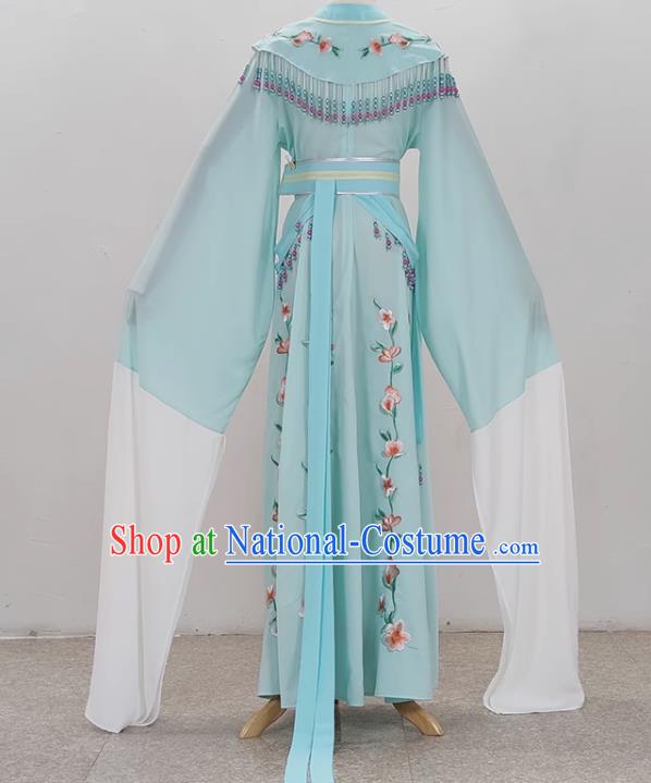 Light Green Shaoxing Opera Hua Dan Costume Costumes Miss Costumes Opera Stage Performance Costumes