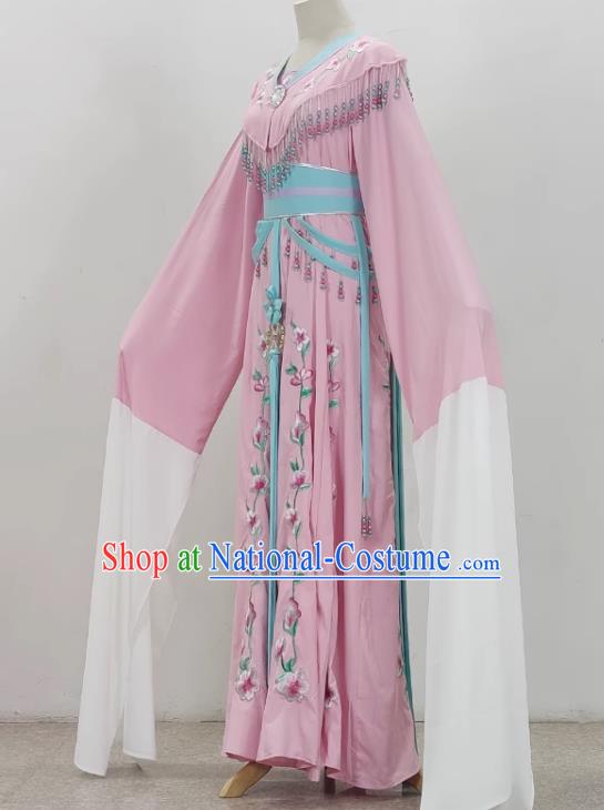 Pink Yue Opera Hua Dan Costume Costumes Miss Costumes Opera Stage Performance Costumes