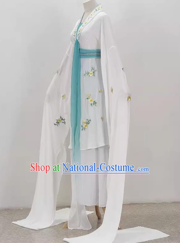 Yue Opera Hua Dan Costumes Huangmei Opera Costumes Long Water Sleeves Opera Dance Performance Costumes