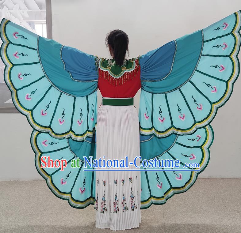 Blue Yue Opera Butterfly Lovers Costume Costume Costume Huangmei Opera Cantonese Opera Big Butterfly Costume Opera Costume