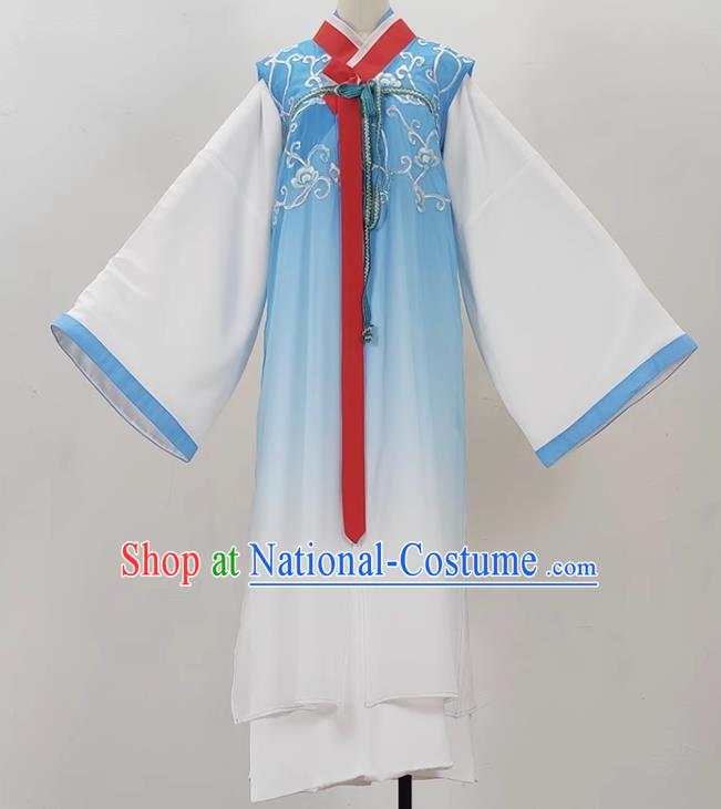 Light Blue Drama Chunxiang Chuan Costumes Ancient Costumes Yue Opera Costumes Menglong Xiaosheng Clothes Huangmei Opera Vests Opera Costumes