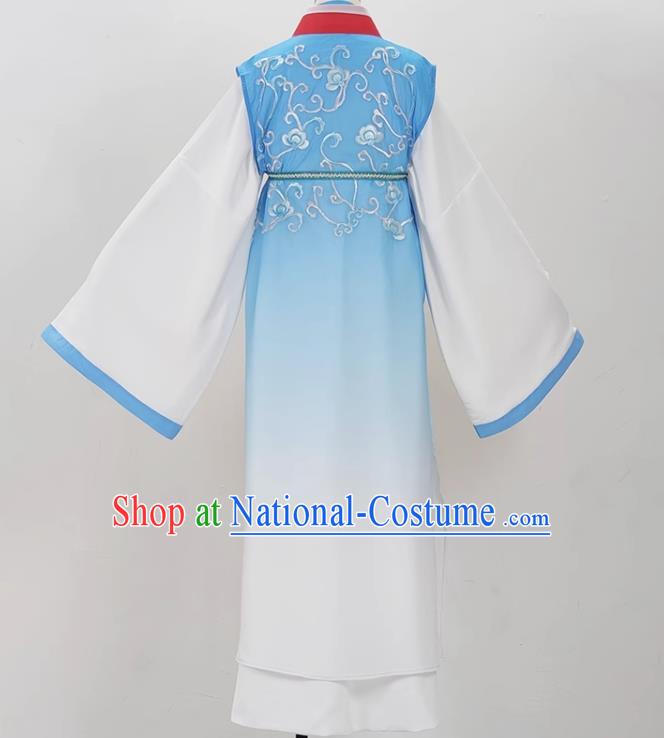 Light Blue Drama Chunxiang Chuan Costumes Ancient Costumes Yue Opera Costumes Menglong Xiaosheng Clothes Huangmei Opera Vests Opera Costumes