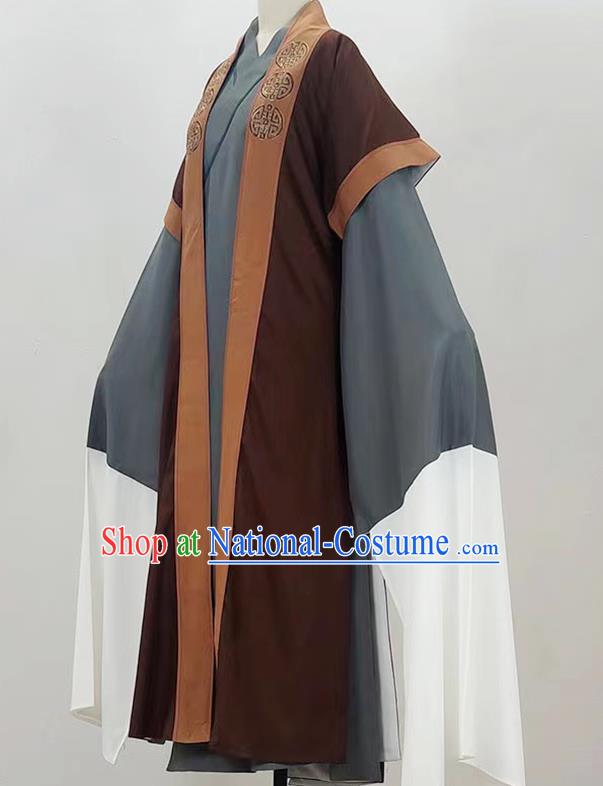 Yue Opera Laosheng Costumes Ancient Costumes Huangmei Opera Performance Costumes Drama Waistcoat Qiong Opera Cantonese Opera Costumes