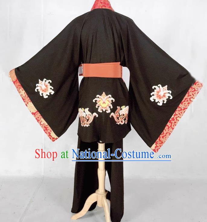 Black Drama Zhu Bajie Costumes Ancient Costumes Shaoxing Opera Huangmei Opera Costumes Large Sleeved Xiaosheng Clothes