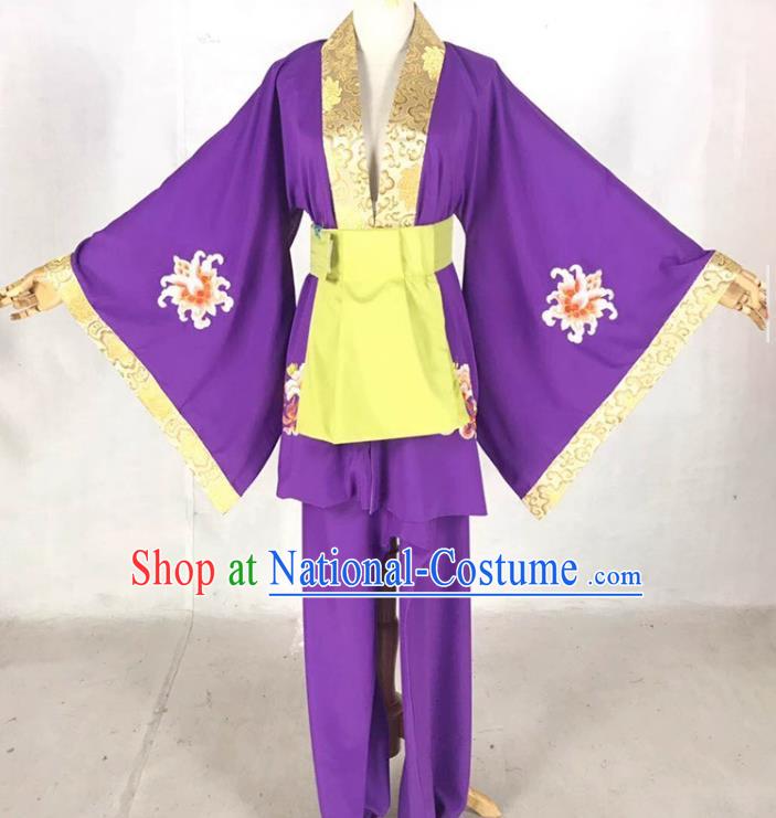 Purple Drama Zhu Bajie Costume Ancient Costume Yue Opera Huangmei Opera Costume Large Sleeved Student Clothes