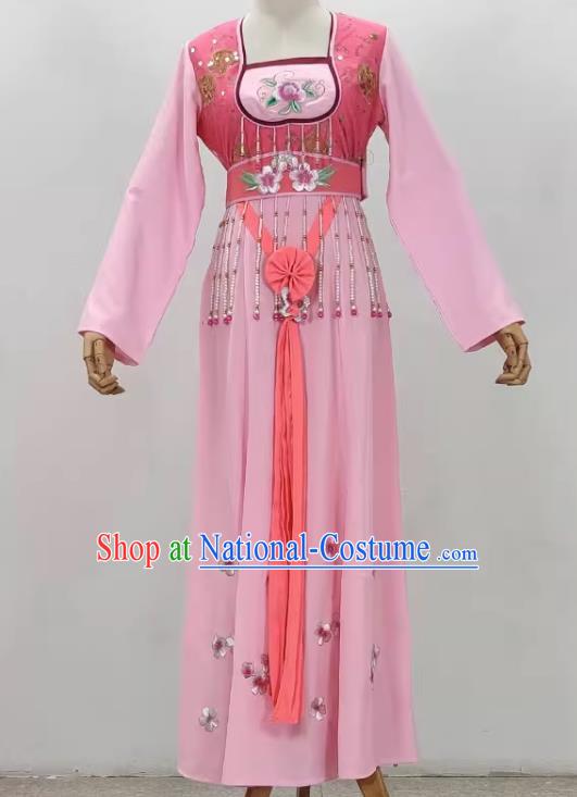 Maid And Palace Maid Split Embroidered Yue Opera Hua Dan Costume Drama Opera Performance Costume Dance Costume