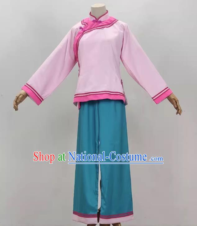 Costumes Jiujin Village Girl Yahuan Clothes Yue Opera Qiong Opera Huangmei Opera Drama Opera Costumes Performance Costumes