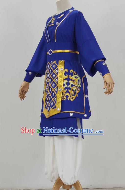 High End Troupe Dragon Embroidered Military Uniforms Yue Opera Drama Costumes Huangmei Opera And Qiong Opera Costumes Dance Costumes