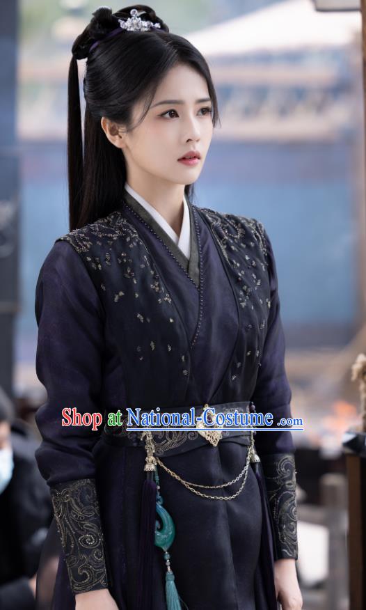 China Xianxia TV Series Ancient Swordswoman Clothing Till The End of The Moon Heroine Sang Jiu Replica Costumes