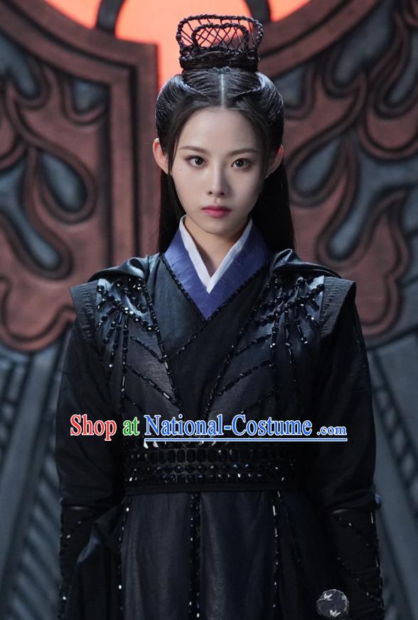 China Ancient Swordswoman Costumes Romantic TV Series Miss The Dragon Female Warrior Bing Xing Clothing