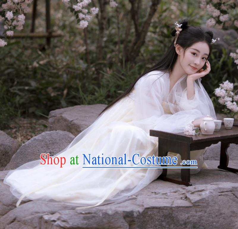 Romantic TV Series Miss The Dragon Liu Ying Dress China Ancient Young Beauty Costumes Hanfu Clothing