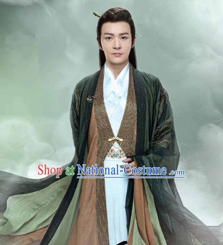 China Romance Drama The Journey of Chong Zi Superhero Zhuo Yao Clothing Ancient Royal King Costumes