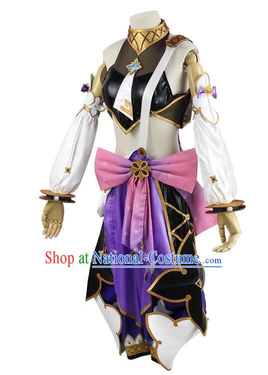 Genshin Cosplay Dolly Costume Young Lady Dress Handmade Role Playing Clothing