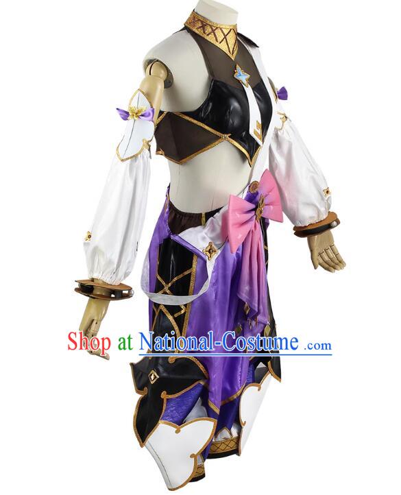 Genshin Cosplay Dolly Costume Young Lady Dress Handmade Role Playing Clothing