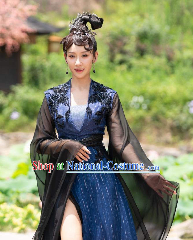 Drama Chong Zi Enchantress Dress China Ancient Sexy Woman Costumes