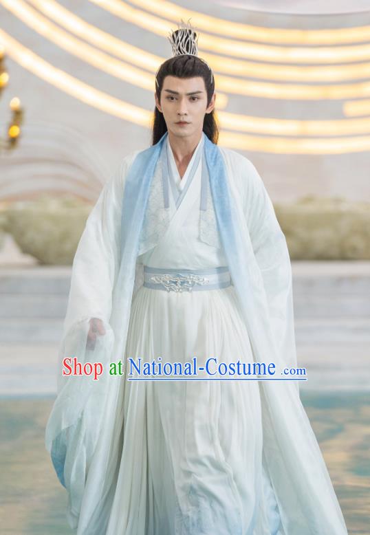 China Ancient King Costumes Drama Chong Zi Venerable Chong Hua Clothing