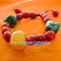 Tibet Red Coral Mila Stone Bracelet