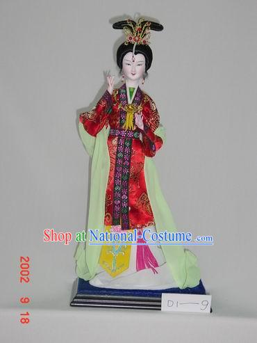 Handmade Peking Silk Figurine Doll - Palace Beautiful Empress