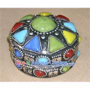 Tibet Stunning Colourful Gems Jewelry Box