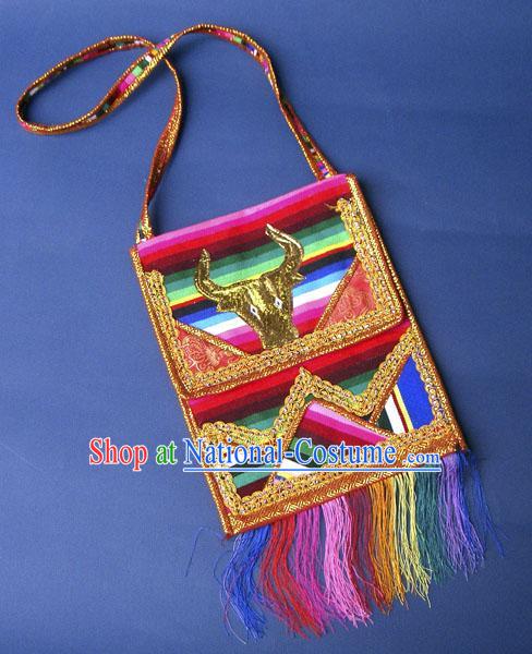 Tibet Stunning Handmade Bull Bag