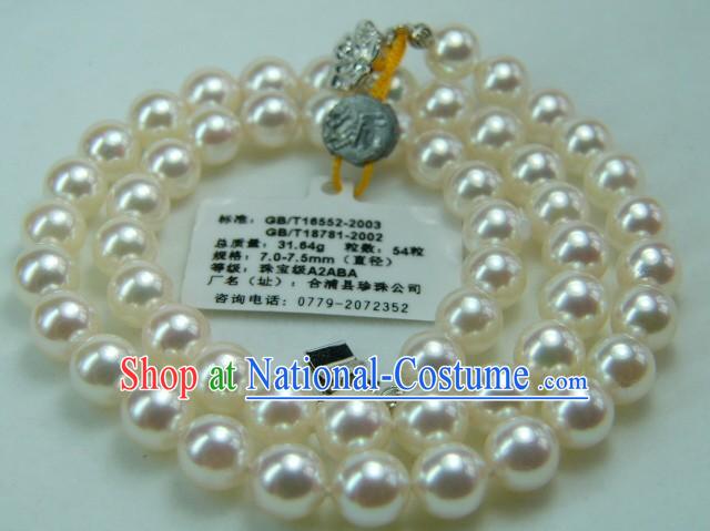 Natural Stunning Perfect Pearl Necklace