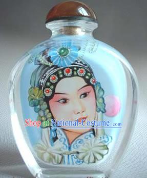 Snuff Bottles With Inside Painting Peking Opera Series-White Snake Fairy