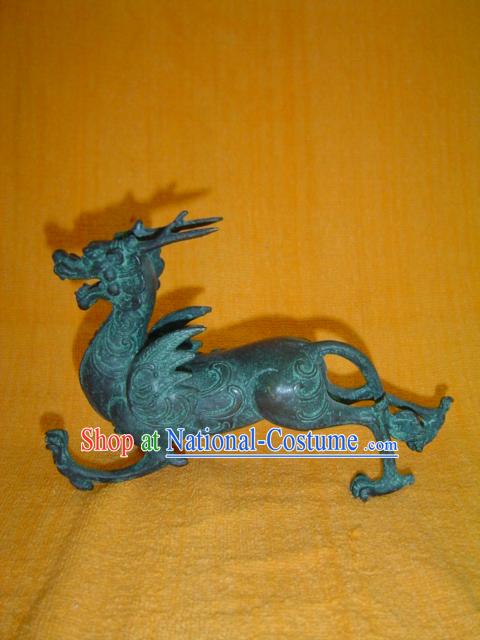 Chinese Classic Archaize Bronze Ware-Lucky Kylin