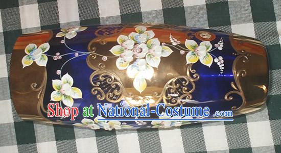 Chinese Hand Painted Flowery Vase