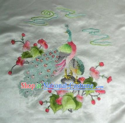 Chinese Classical Peacock Cushion