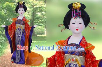 Handmade Peking Silk Figurine Doll - Tang Dynasty Beauty Empress 2