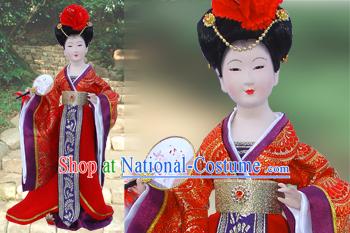 Handmade Peking Silk Figurine Doll - Tang Dynasty Beauty Empress 3