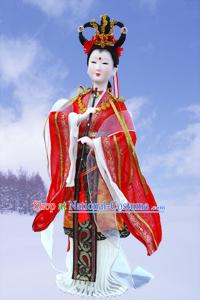 Handmade Peking Silk Figurine Doll - Fairy Playing Flute