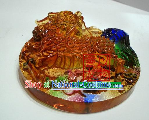 Chinese Classic Ancient Method Colored Glazed-Kylin