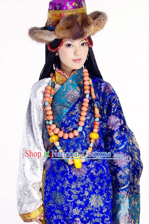 Chinese Tibet Classic Princess Dance Costume for Women