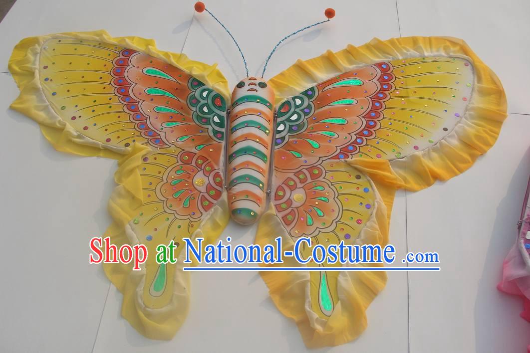 Traditional Chinese Celebration Parade Butterfly Costumes Complete Set