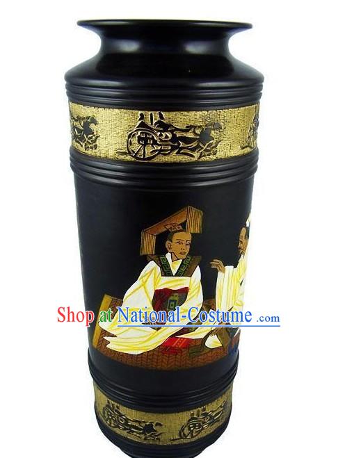 Chinese Traditional Longshan Black Pottery - Palace Time