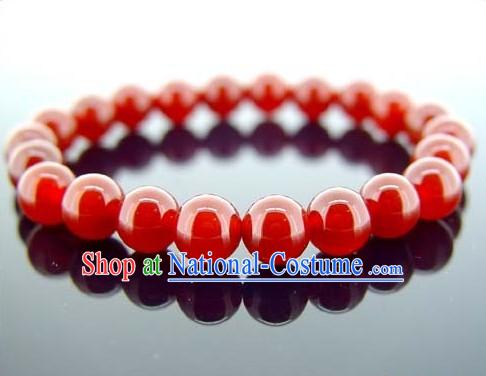 Kai Guang Feng Shui Chinese Red Agate Bracelet _avoiding evil_