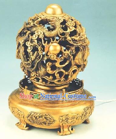 Kai Guang Feng Shui Chinese Golding Heaven and Earth Ball _all blessings_