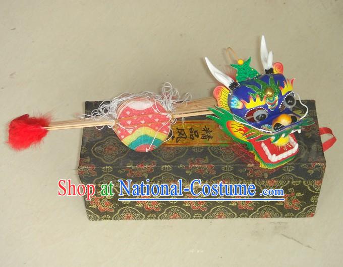 Chinese Traditional Weifang Hand Painted and Made Kite - Blue Butterfly